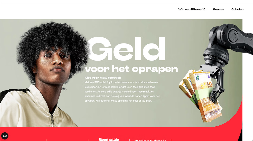 Co-op with Woedend: Campaign website Kiesmbotechniek