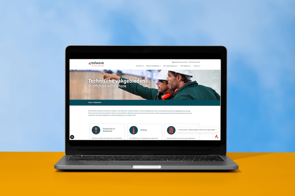 Redwave: Ontwikkeling van een razendsnelle recruitment website