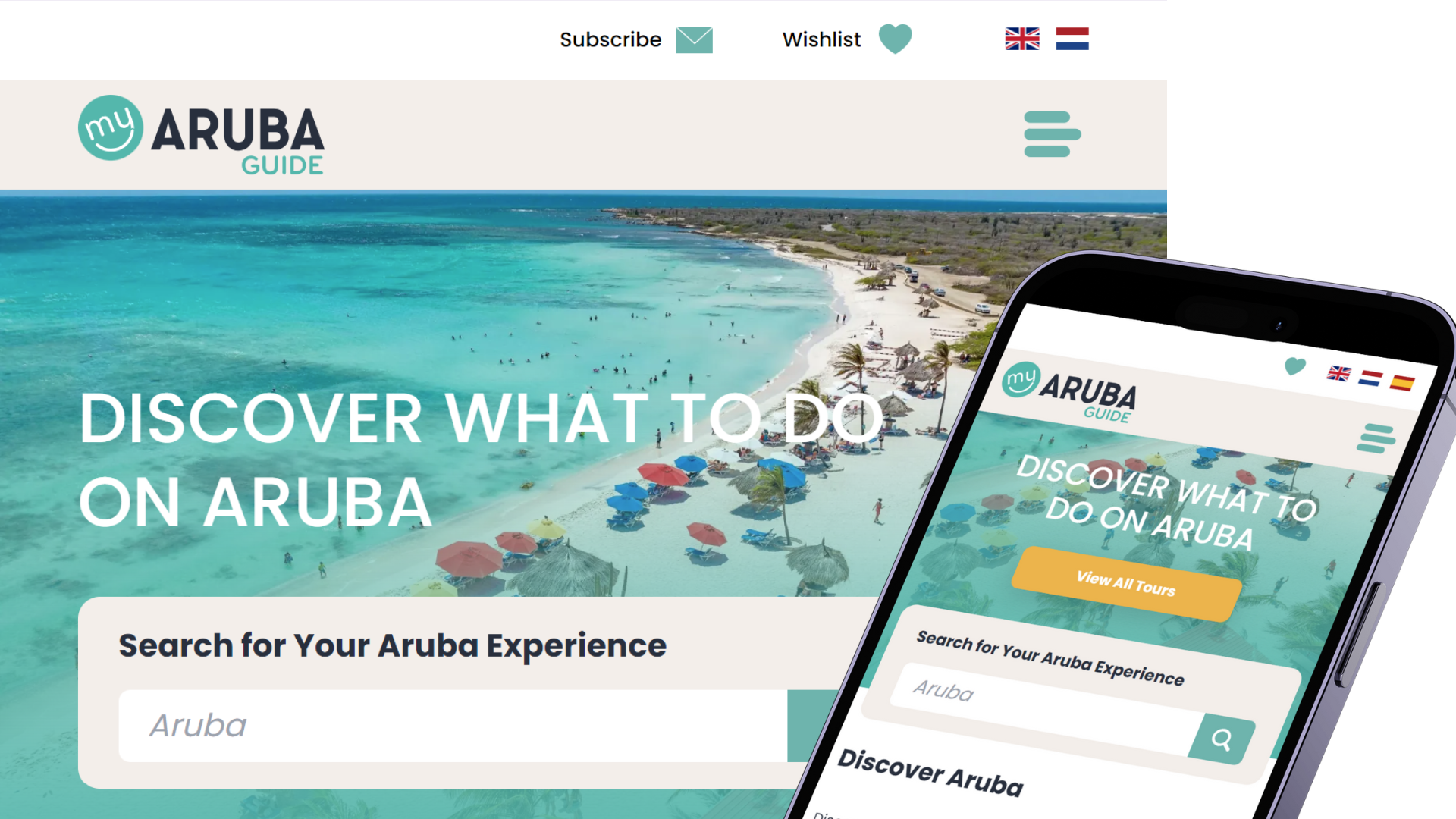 My Aruba Guide: Development of a lightning fast travel website